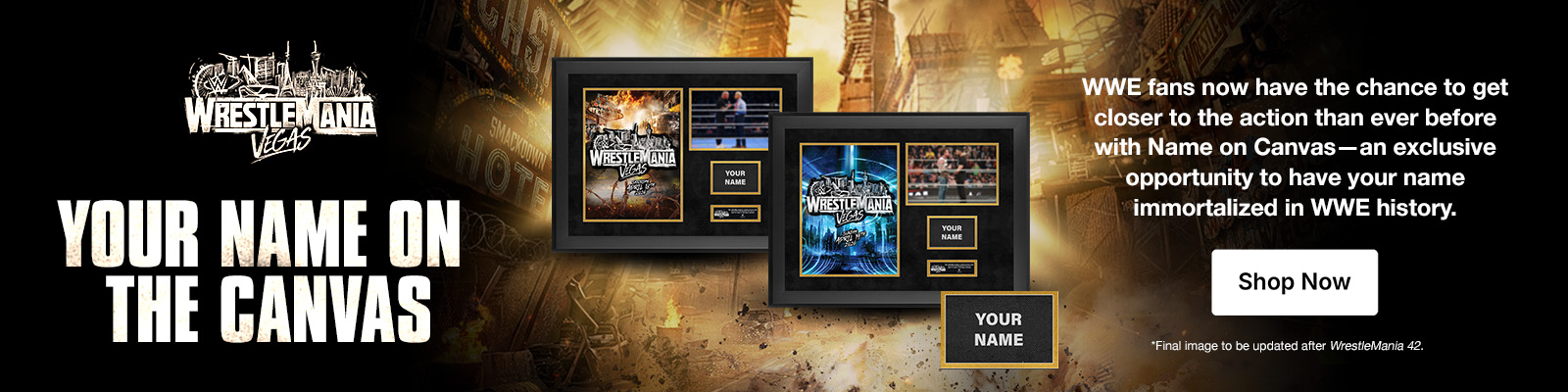 WM42 Name on the Canvas