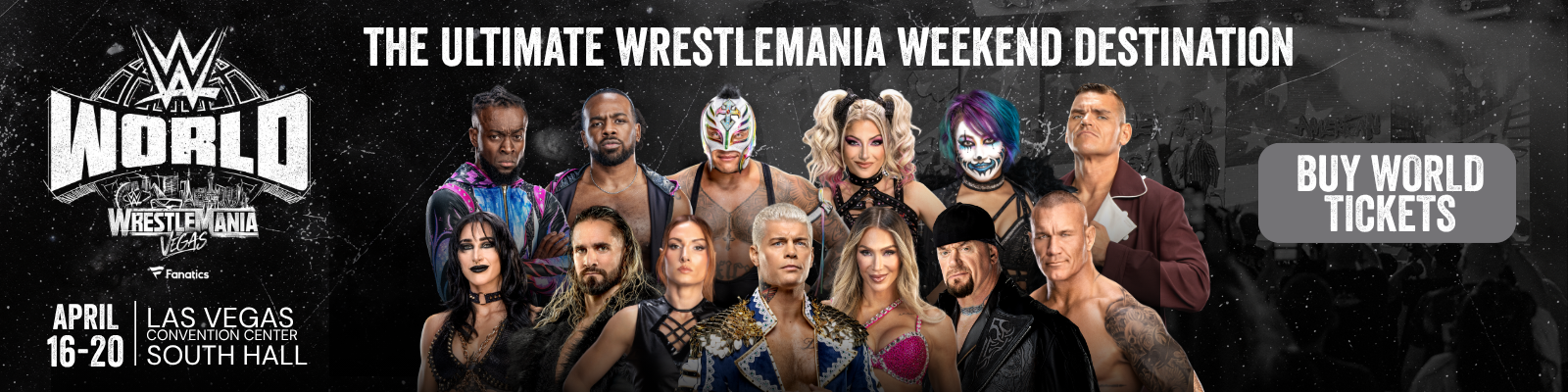WWE World Tickets On Sale Now