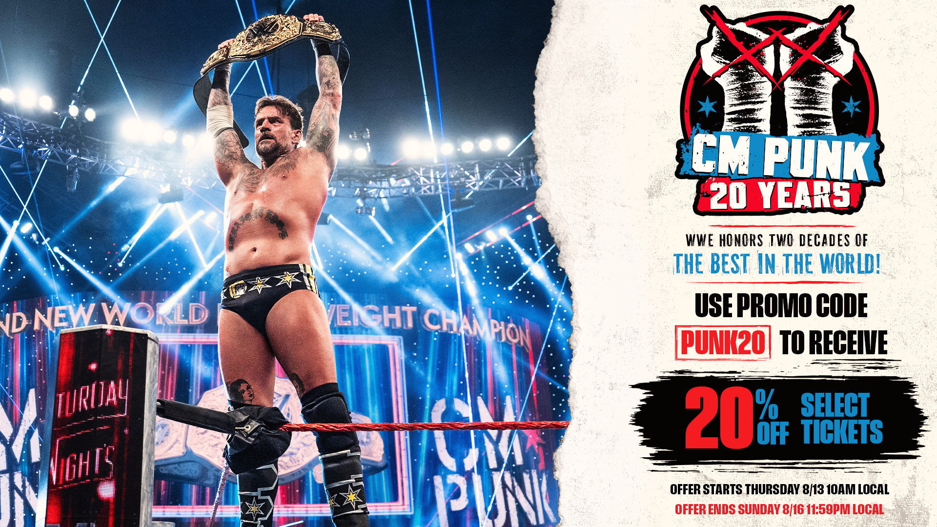 CM Punk 20 Years