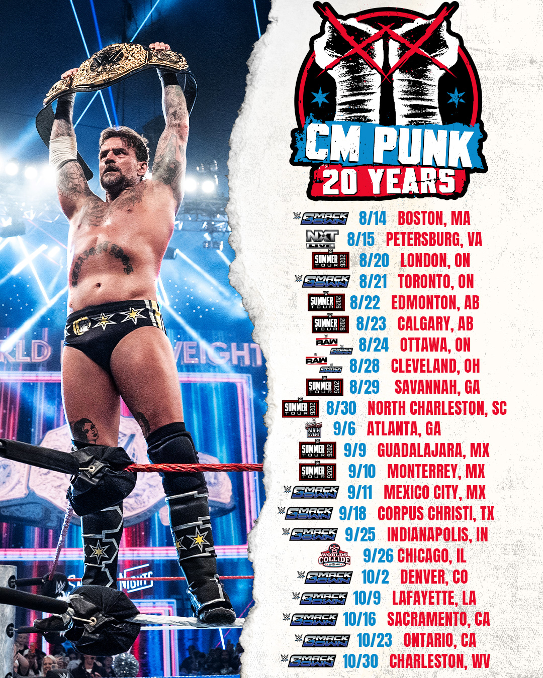 CM Punk 20 Years