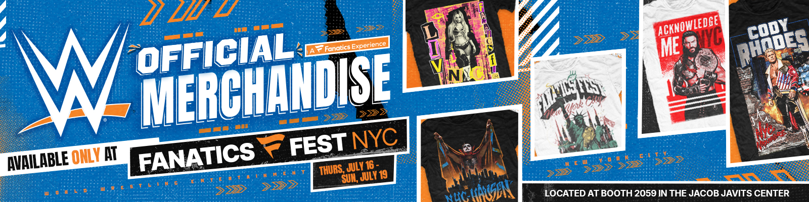 WWE x Fanatics Fest Merch